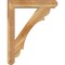 Ekena Millwork Olympic Craftsman Rough Sawn Bracket w/ Offset Brace, Western Red Cedar, 6"W x 28"D x 36"H BKT0604X28X36OLY04RWR - alternate 2